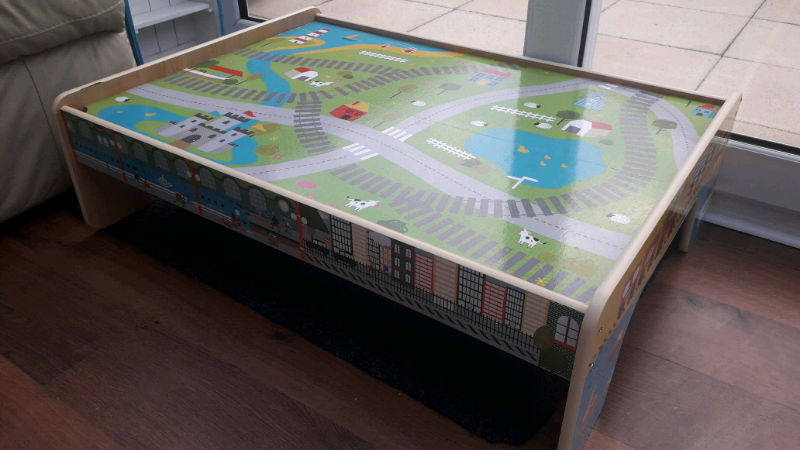 carousel train table